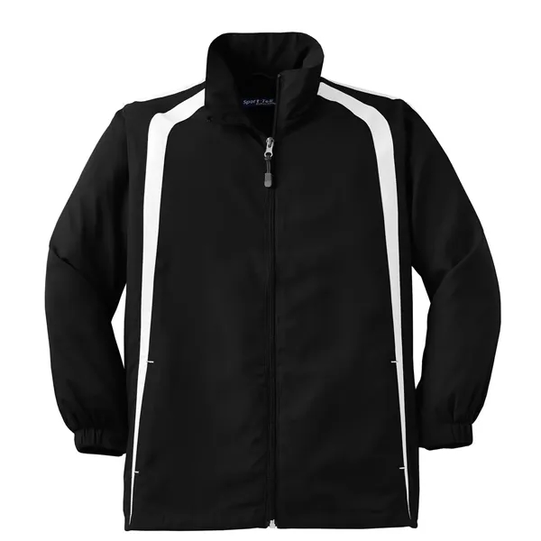 Sport-Tek Youth Colorblock Raglan Jacket. - Sport-Tek Youth Colorblock Raglan Jacket. - Image 8 of 24