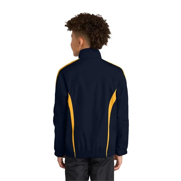 Sport-Tek Youth Colorblock Raglan Jacket. - Sport-Tek Youth Colorblock Raglan Jacket. - Image 11 of 24