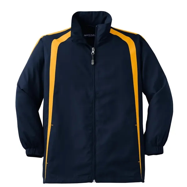 Sport-Tek Youth Colorblock Raglan Jacket. - Sport-Tek Youth Colorblock Raglan Jacket. - Image 13 of 24