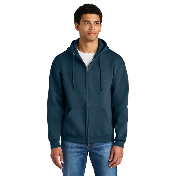 Jerzees Rugged Unisex Full-Zip Hooded Sweatshirt - Jerzees Rugged Unisex Full-Zip Hooded Sweatshirt - Image 0 of 14