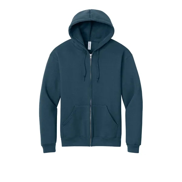 Jerzees Rugged Unisex Full-Zip Hooded Sweatshirt - Jerzees Rugged Unisex Full-Zip Hooded Sweatshirt - Image 3 of 14