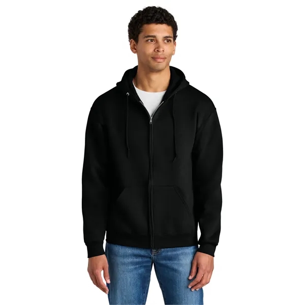 Jerzees Rugged Unisex Full-Zip Hooded Sweatshirt - Jerzees Rugged Unisex Full-Zip Hooded Sweatshirt - Image 9 of 14