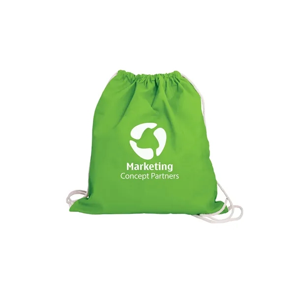 Cotton Canvas Drawstring Bag - Cotton Canvas Drawstring Bag - Image 7 of 12