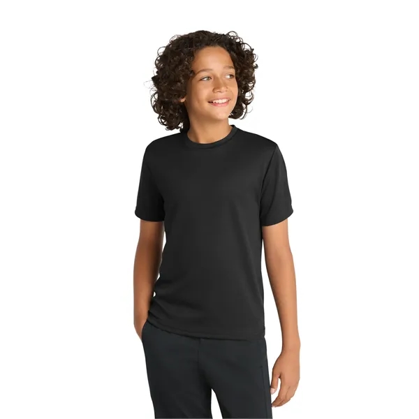 Sport-Tek Youth PosiCharge RacerMesh Tee.