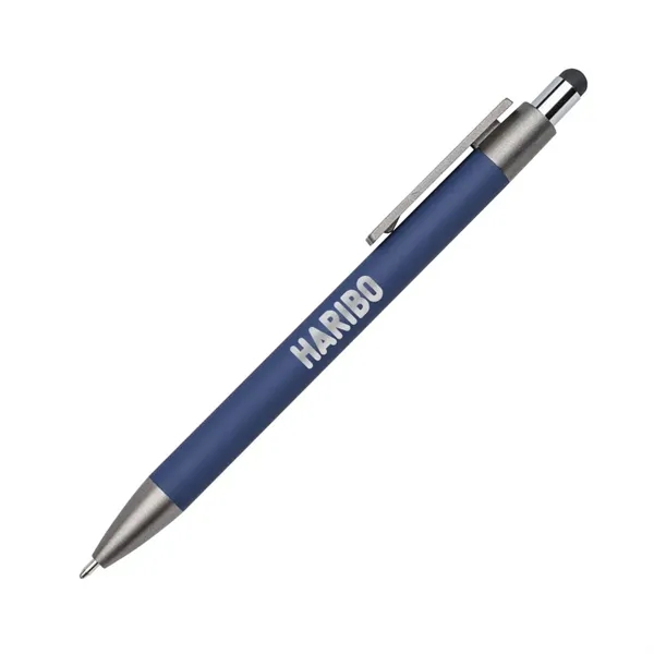 Hughes Aluminum Pen w/Wood Clip & Blue Refill - Hughes Aluminum Pen w/Wood Clip & Blue Refill - Image 1 of 4