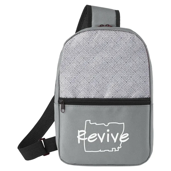 Patchwork Eco Friendly Crossbody Sling Bag - Patchwork Eco Friendly Crossbody Sling Bag - Image 2 of 8