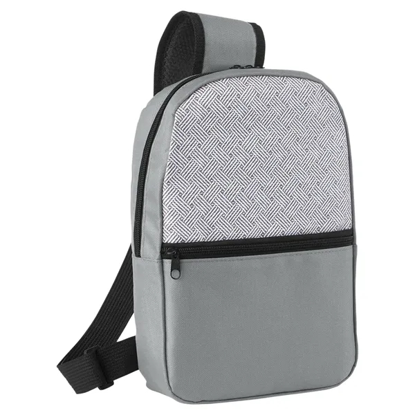 Patchwork Eco Friendly Crossbody Sling Bag - Patchwork Eco Friendly Crossbody Sling Bag - Image 3 of 8