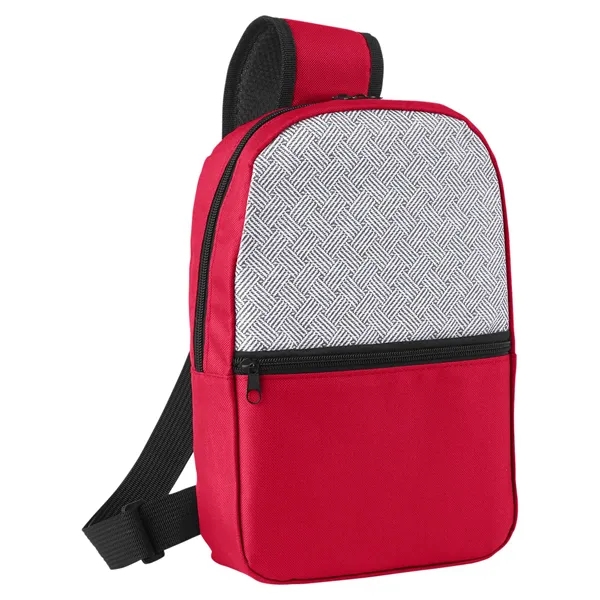 Patchwork Eco Friendly Crossbody Sling Bag - Patchwork Eco Friendly Crossbody Sling Bag - Image 4 of 8