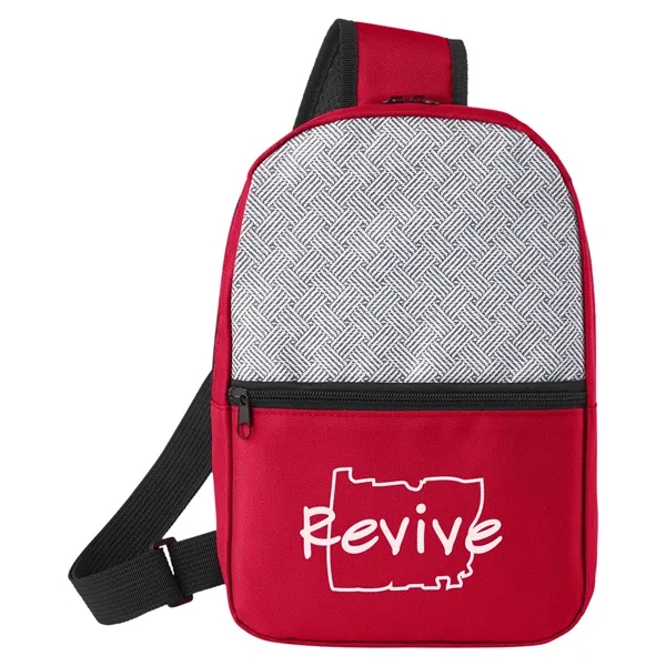 Patchwork Eco Friendly Crossbody Sling Bag - Patchwork Eco Friendly Crossbody Sling Bag - Image 5 of 8