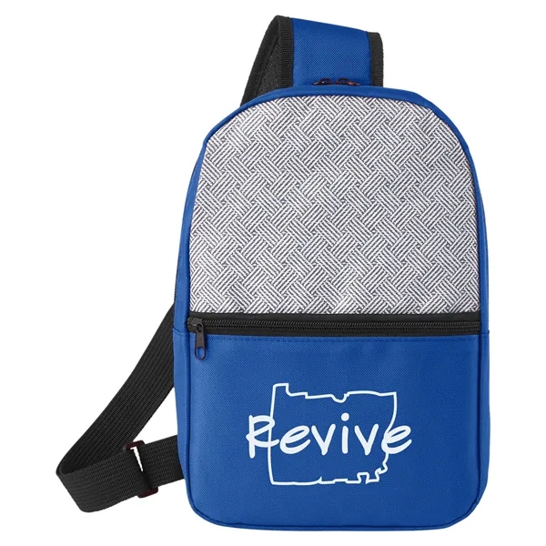 Patchwork Eco Friendly Crossbody Sling Bag - Patchwork Eco Friendly Crossbody Sling Bag - Image 8 of 8