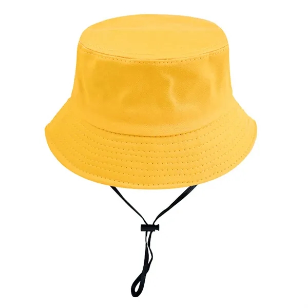 Customized Summer Solid Color Cotton Bucket Hat - Customized Summer Solid Color Cotton Bucket Hat - Image 7 of 7