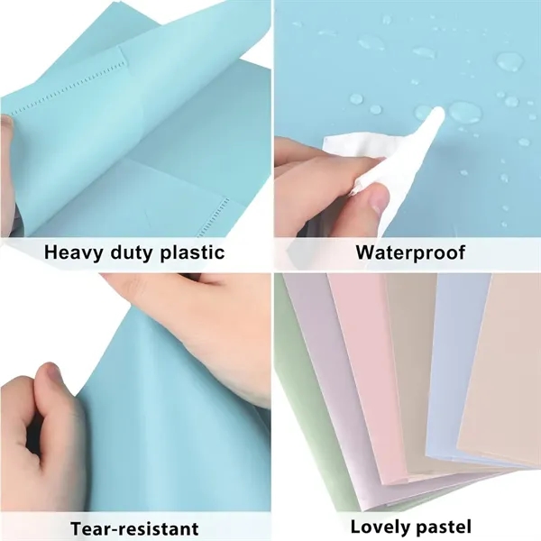 Plastic Document Organizer Folder with Business Card Slot - Plastic Document Organizer Folder with Business Card Slot - Image 3 of 5