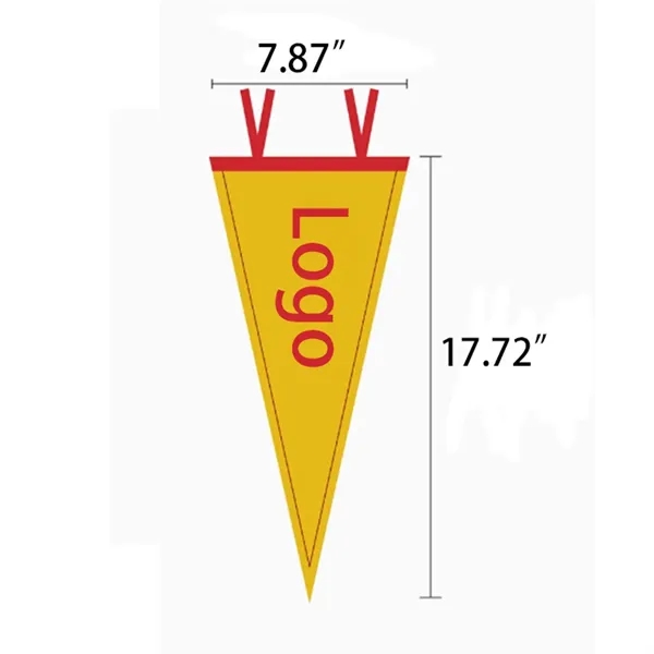 Vibrant Felt Triangular Banner Flag - Vibrant Felt Triangular Banner Flag - Image 0 of 1