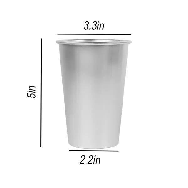 Cool-Touch Cold-Reactive Color-Shifting Aluminum Cup - Cool-Touch Cold-Reactive Color-Shifting Aluminum Cup - Image 1 of 1