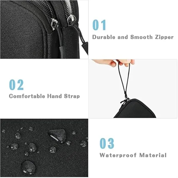 Electronics Travel Organizer Bag with Multiple Compartments - Electronics Travel Organizer Bag with Multiple Compartments - Image 4 of 5