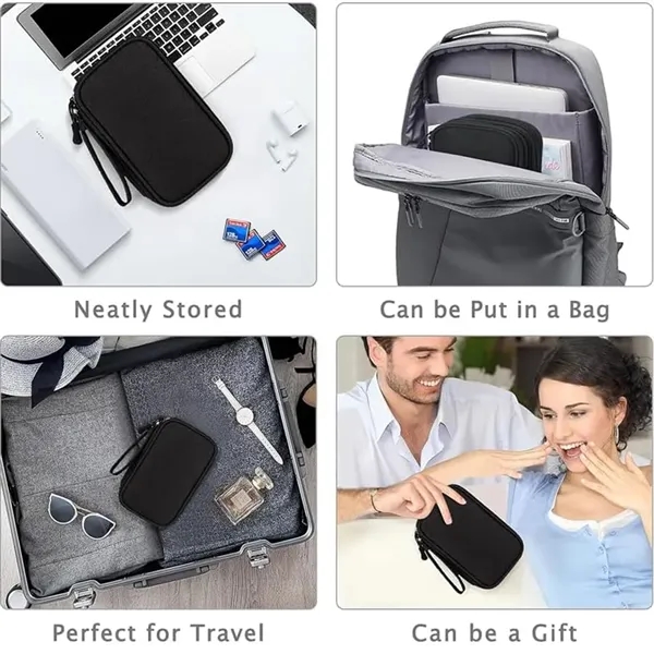 Electronics Travel Organizer Bag with Multiple Compartments - Electronics Travel Organizer Bag with Multiple Compartments - Image 5 of 5