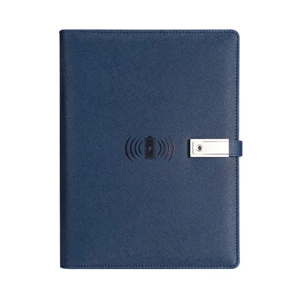 8000mAh Power Bank A5 Notebook With Wireless Charging - 8000mAh Power Bank A5 Notebook With Wireless Charging - Image 1 of 7