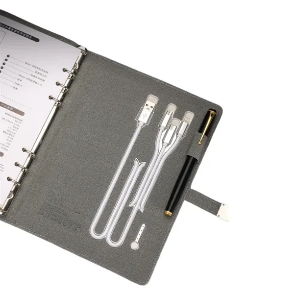 8000mAh Power Bank A5 Notebook With Wireless Charging - 8000mAh Power Bank A5 Notebook With Wireless Charging - Image 7 of 7