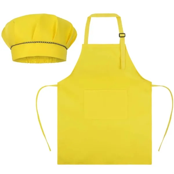 Kids Aprons Chef Hats Set - Kids Aprons Chef Hats Set - Image 2 of 6