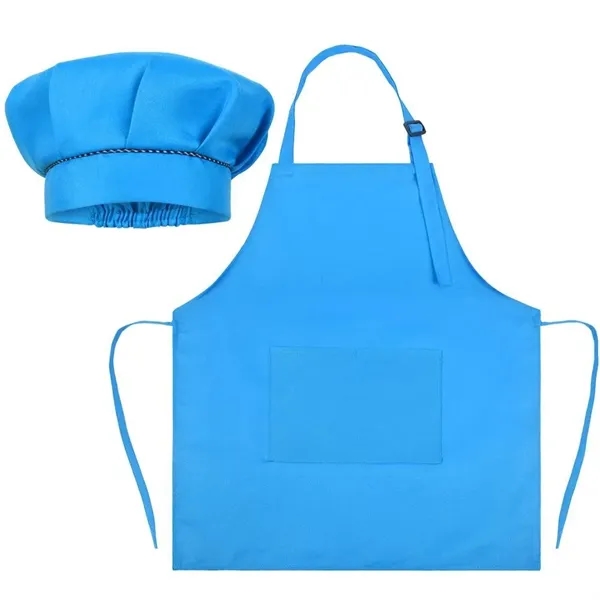 Kids Aprons Chef Hats Set - Kids Aprons Chef Hats Set - Image 5 of 6
