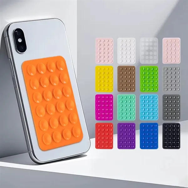 Silicone Suction Phone Case Adhesive Mount - Silicone Suction Phone Case Adhesive Mount - Image 0 of 2