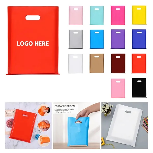 Die Cut Plastic Shopping Bag - Die Cut Plastic Shopping Bag - Image 0 of 7