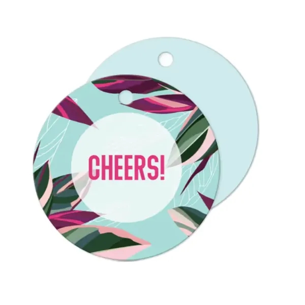 Round Full Color Hang Tags 2.5" - Round Full Color Hang Tags 2.5" - Image 0 of 2