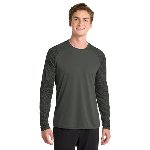 Sport-Tek Long Sleeve Digi Camo Tee.
