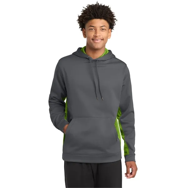 Sport-Tek Sport-Wick CamoHex Fleece Colorblock Hooded Pul... - Sport-Tek Sport-Wick CamoHex Fleece Colorblock Hooded Pul... - Image 15 of 24