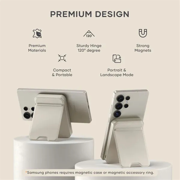 SATECHI® Qi2 10K Magnetic Power Bank w/Stand - SATECHI® Qi2 10K Magnetic Power Bank w/Stand - Image 3 of 11