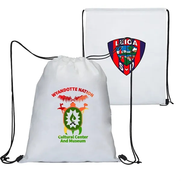 Full Color Bag Non-Woven Drawstring Backpacks (11"x12") - Full Color Bag Non-Woven Drawstring Backpacks (11"x12") - Image 0 of 1