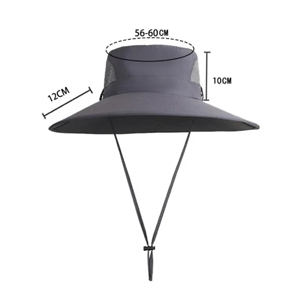 Ventilated Solar Powered Fan Hat for Sun Protection - Ventilated Solar Powered Fan Hat for Sun Protection - Image 1 of 4