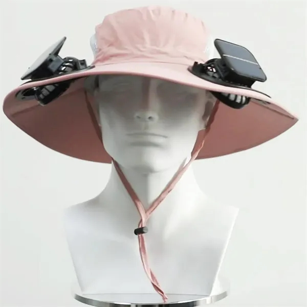 Ventilated Solar Powered Fan Hat for Sun Protection - Ventilated Solar Powered Fan Hat for Sun Protection - Image 4 of 4