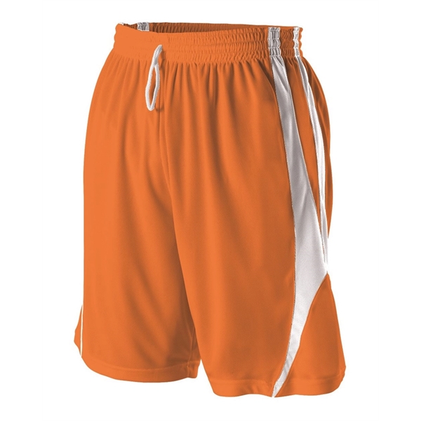 Download Alleson Athletic Youth Reversible Basketball Shorts | Plum ...