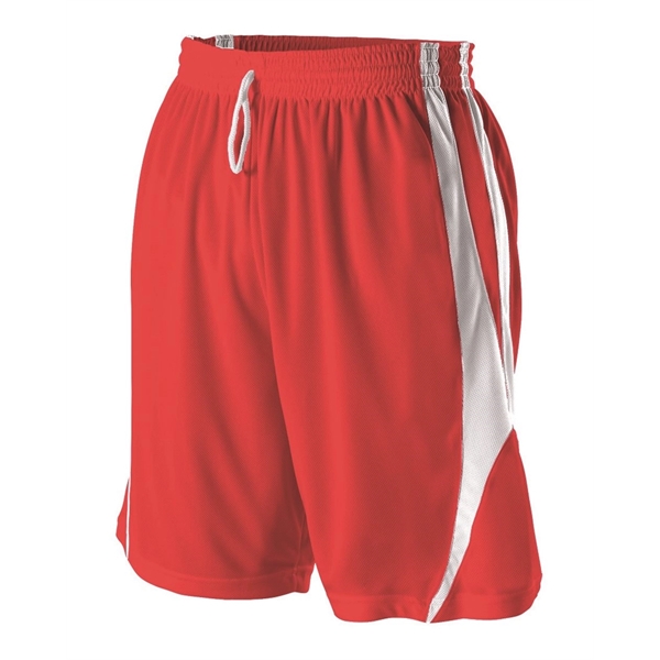 Download Alleson Athletic Youth Reversible Basketball Shorts | Plum ...