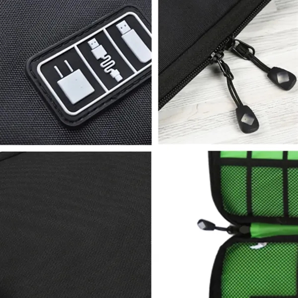 Travel Electronic Accessories Organizer Pouch - Travel Electronic Accessories Organizer Pouch - Image 3 of 6