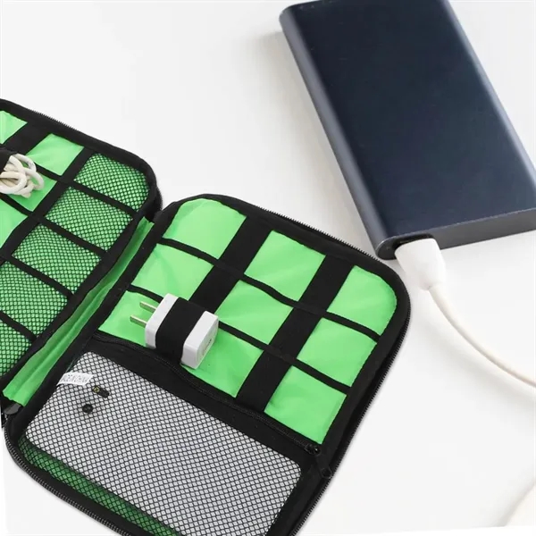 Travel Electronic Accessories Organizer Pouch - Travel Electronic Accessories Organizer Pouch - Image 5 of 6