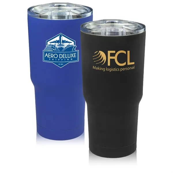 17 oz. Rubberized Stainless Steel Travel Mug - 17 oz. Rubberized Stainless Steel Travel Mug - Image 2 of 2