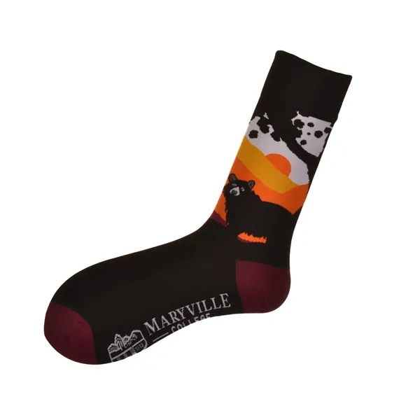 Custom Knit Dress Socks - Up to 6 Pantone Matched Colors - Custom Knit Dress Socks - Up to 6 Pantone Matched Colors - Image 3 of 10
