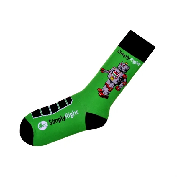 Custom Knit Dress Socks - Up to 6 Pantone Matched Colors - Custom Knit Dress Socks - Up to 6 Pantone Matched Colors - Image 9 of 10