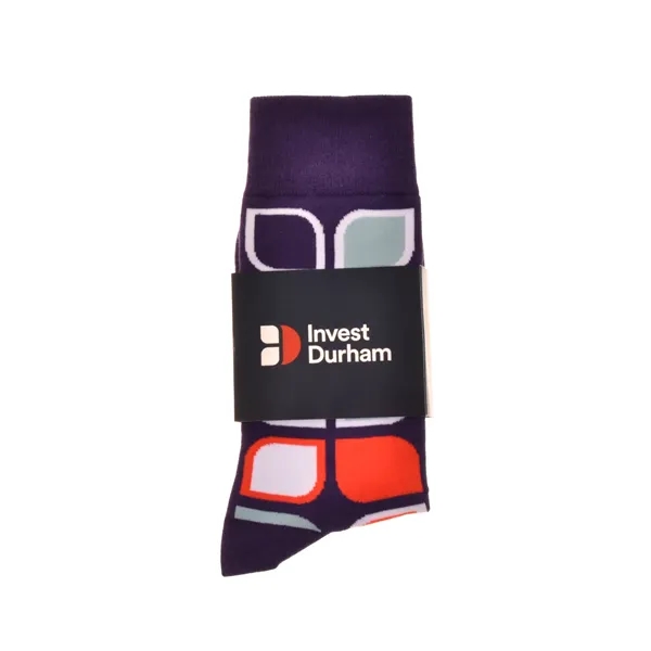 Custom Knit Dress Socks - Up to 6 Pantone Matched Colors - Custom Knit Dress Socks - Up to 6 Pantone Matched Colors - Image 10 of 10