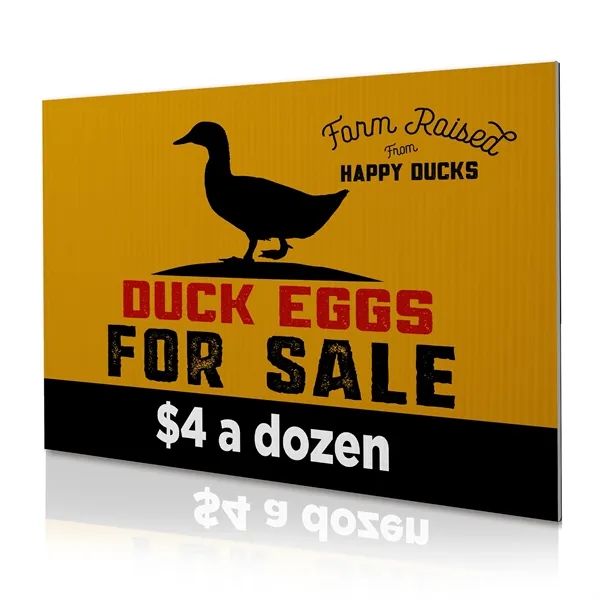 Single Sided Yard Sign 18" x 24" with stake - Single Sided Yard Sign 18" x 24" with stake - Image 2 of 2