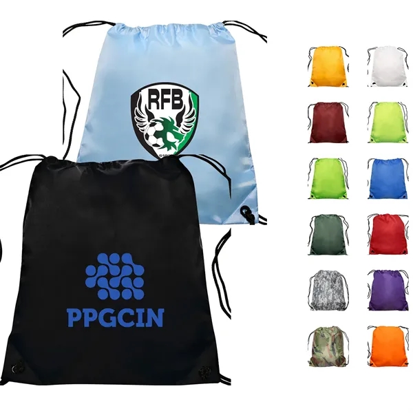 Traditional Bags Drawstring polyester backpack - Traditional Bags Drawstring polyester backpack - Image 0 of 29