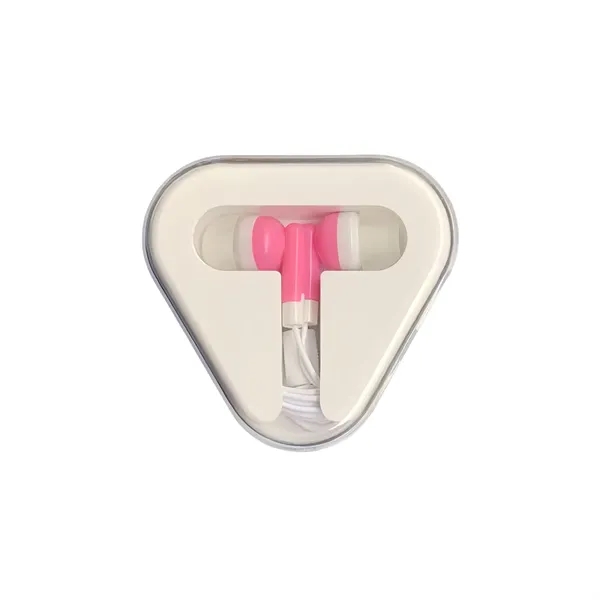 Colorful In Ear Headphones With Tangle Free Cord Case - Colorful In Ear Headphones With Tangle Free Cord Case - Image 3 of 9