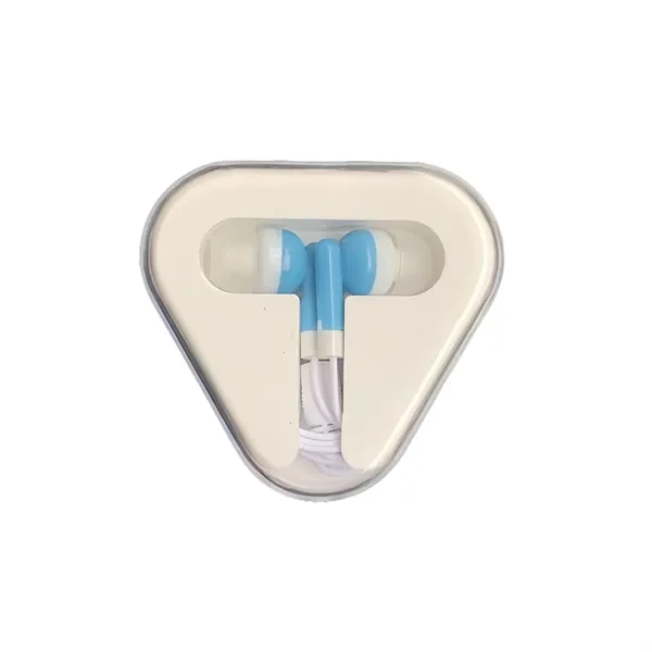 Colorful In Ear Headphones With Tangle Free Cord Case - Colorful In Ear Headphones With Tangle Free Cord Case - Image 4 of 9