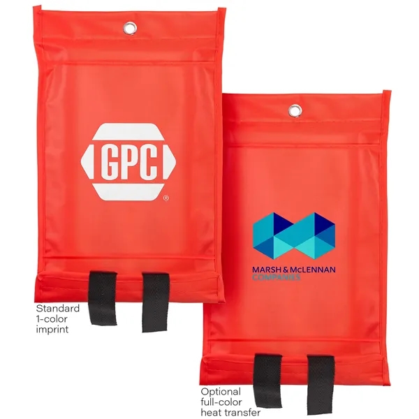 Fiberglass Emergency Fire Blanket - Fiberglass Emergency Fire Blanket - Image 4 of 5