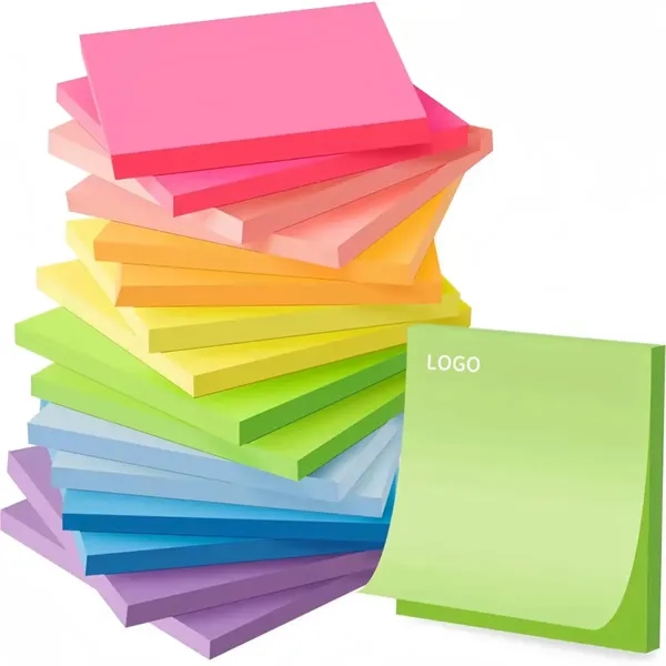 MOQ100 3x3 Inch 100 Sheets Sticky Notes - MOQ100 3x3 Inch 100 Sheets Sticky Notes - Image 0 of 1