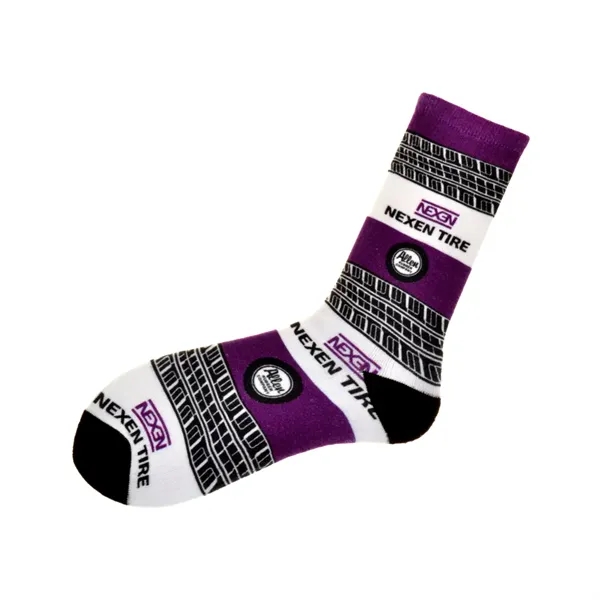 Tru Colour Dress Socks - Full Color DTG Print, Cotton Blend - Tru Colour Dress Socks - Full Color DTG Print, Cotton Blend - Image 3 of 4