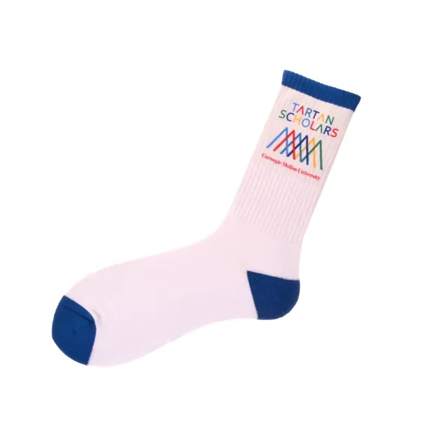 Tru Colour Crew Socks - Full Color DTG Print, Cotton Blend - Tru Colour Crew Socks - Full Color DTG Print, Cotton Blend - Image 3 of 4