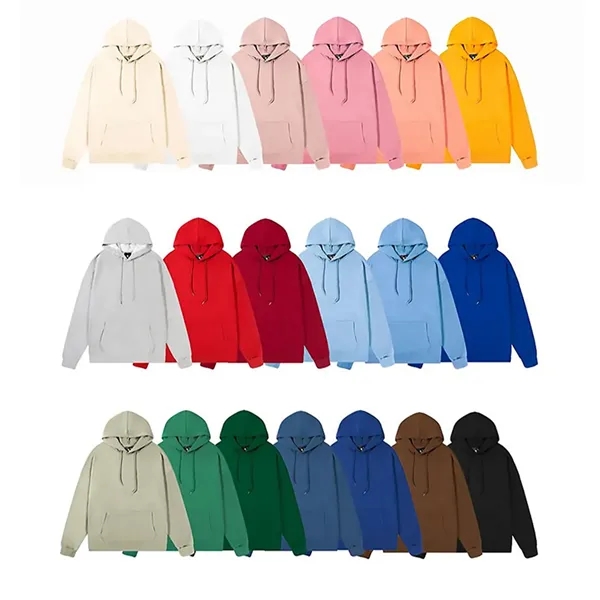 Custom Cotton Pullover Sweatshirt Hoodies - Custom Cotton Pullover Sweatshirt Hoodies - Image 2 of 21